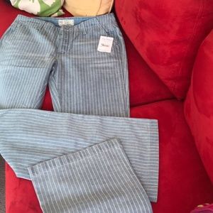 Free People Striped Jeans